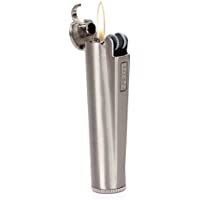 Los mejores  - Clipper Flint Wheel Oil Petrol Gasoline Cigarette Metal Lighter (Silver) Steel shine